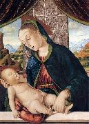 Giovanni Santi Virgin and Child oil painting on canvas